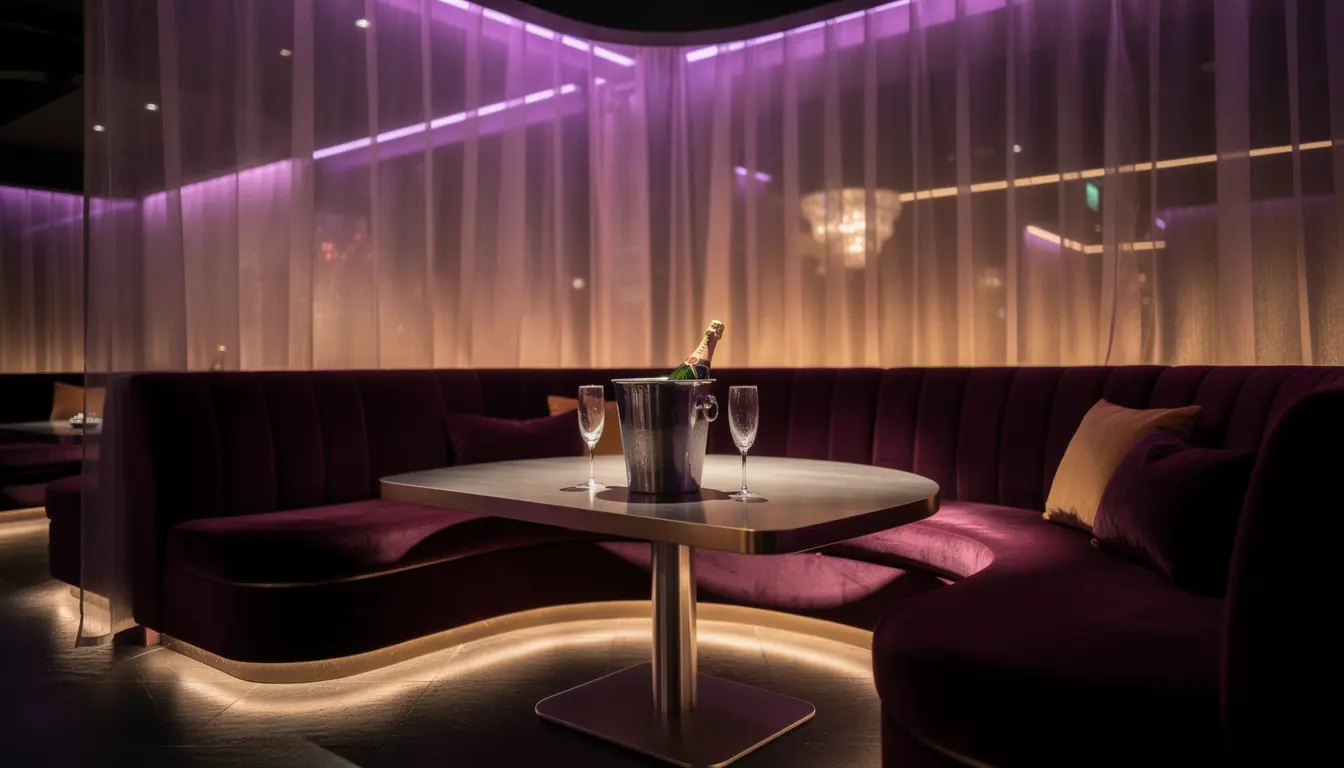 VIP Lounge mit exklusivem Interieur